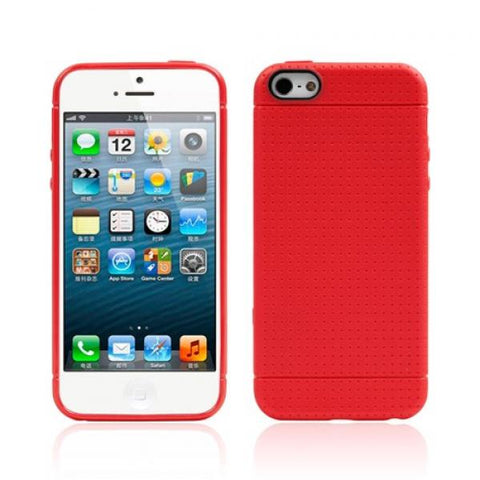 Dotty gel rojo Funda iPhone 5/5S/SE