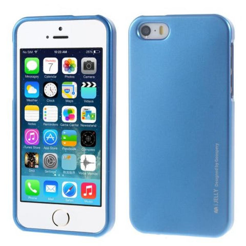 New Mercury azul Funda iPhone 5/5S/SE