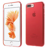 Gel rojo Funda iPhone 7 Plus