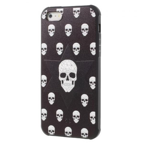 Galaxy and skull Funda iPhone 5/5S/SE