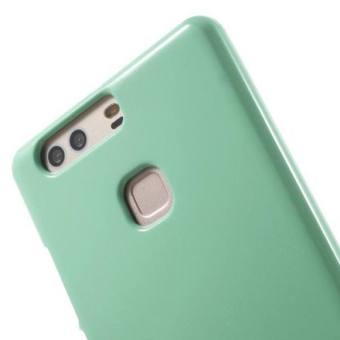 Funda compatible con Huawei Mate 20 Lite con purpurina verde transparente,  funda para teléfono Huawei Mate 20 Lite, funda de silicona transparente de
