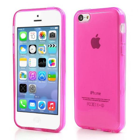 Gel rosa Funda iPhone 5C