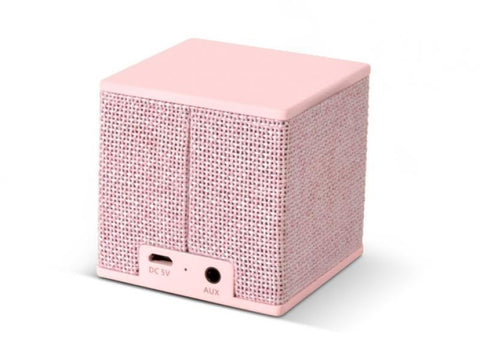 Rockbox Cube altavoz rosa