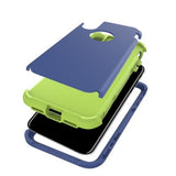 Rubber Protect azul Funda iPhone X