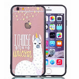 Unicorn and black Funda iPhone 6/6S