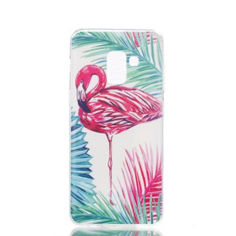 Tropical Flamingo Funda Galaxy A8 2018