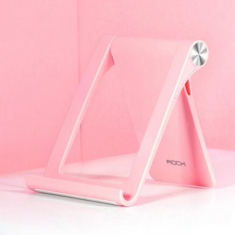 Soporte Mesa ROCK rosa Tablet