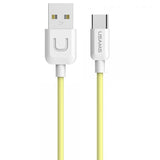 USAMS Cable USB Tipo-C 1m amarillo