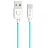 USAMS Cable USB Tipo-C 1m cyan