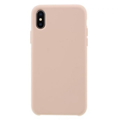 Hard Silicone pink iPhone X / XS