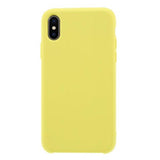 Hard Silicone amarillo iPhone X / XS
