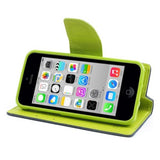 Booky marino/pistacho Funda iPhone 5C