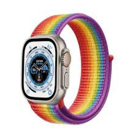 Nylon arcoíris Correa 38mm / 40mm Apple Watch