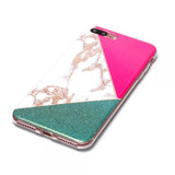 Marble triangle rosa iPhone 7 Plus / 8 Plus