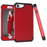 Triple Protect red Funda iPhone 7 / 8 / SE 2020 / 6S / 6