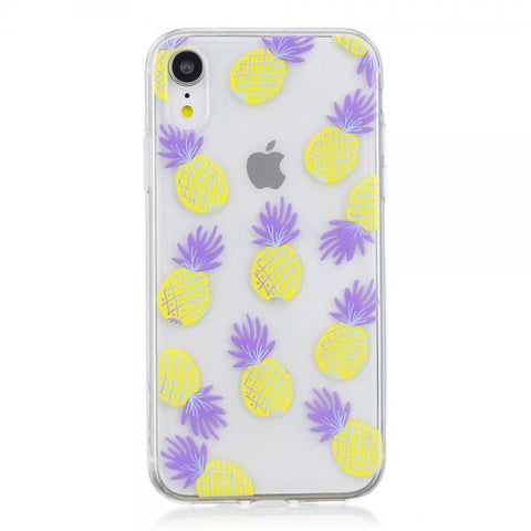 Purple Pineapple Funda iPhone XR