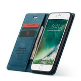 Booky CASEME retro azul Funda iPhone 7 / 8 / SE 20 / SE 22