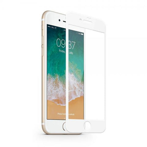 Cristal Templado marco blanco iPhone 6 Plus / 6S Plus DRM