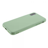 Hard Silicone Buttons verde Funda iPhone X / XS