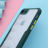 Pastel tone Hybrid Protect verde oscuro Funda iPhone 7 / 8 / SE 2020