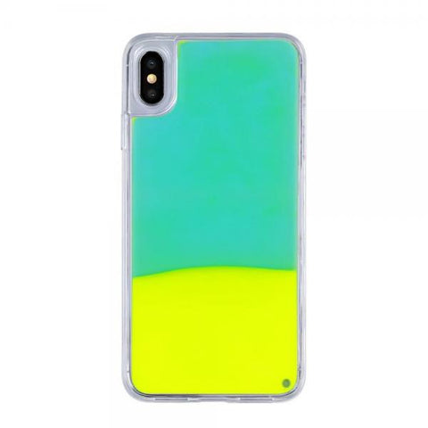 Fluor Liquid green Funda iPhone X / XS
