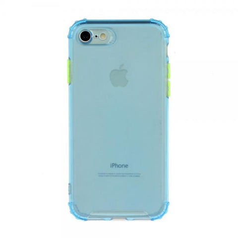 Gel Protect Button azul Funda iPhone 7 / 8 / SE 20 / SE 22
