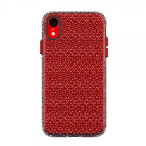Honeycomb Protect negro Funda iPhone XR