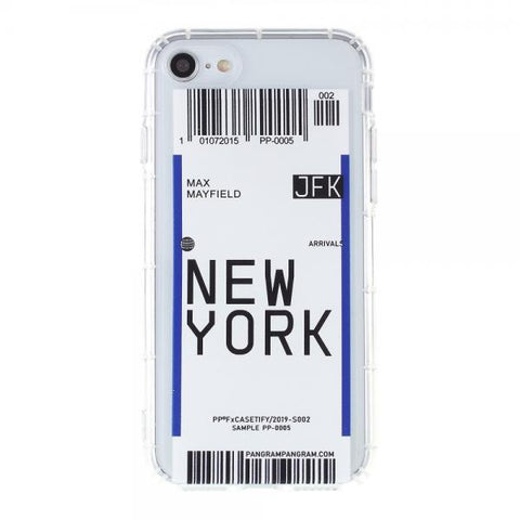 Boarding Pass New York Funda iPhone 7 / 8 / SE 20 / SE 22