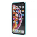 Hard Heart Silicone blue Funda iPhone XR