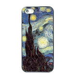 Van Gogh black Funda iPhone 5/5S/SE